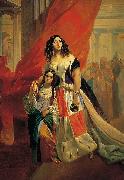 Karl Briullov Adopted Daughter Amazilia Paccini France oil painting artist
